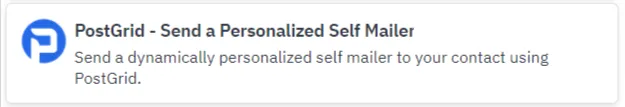 Self-Mailer template app
